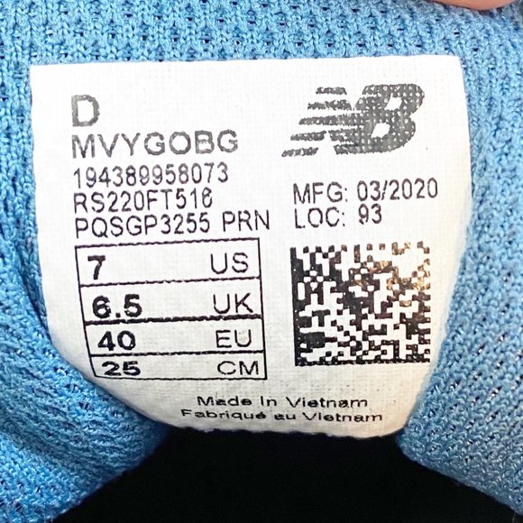 New Balance Colour: Jet stream with petro Vaygo - Picture 9 of 9